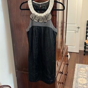 Gorgeous Silk and Bead Embroidered BCBG maxazaria Cocktail Dress